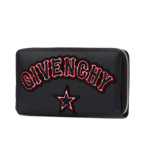 GIVENCHYジバンシィ 長財布  エンブリッシュド レザー ウォレット BC06340544