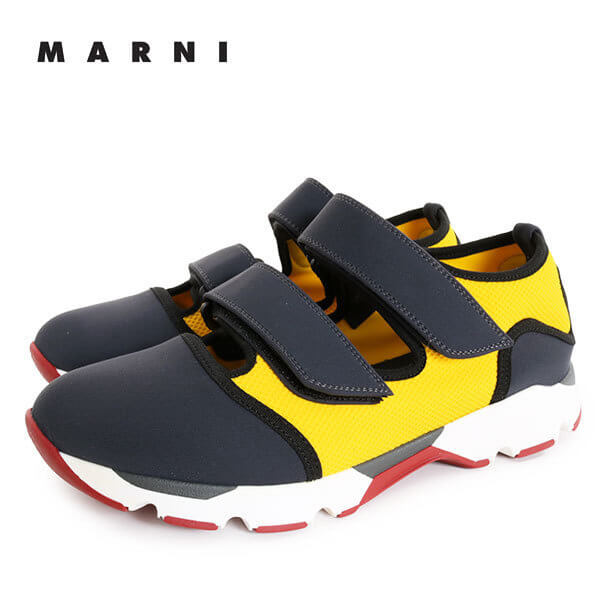 2018人気新作 MARNI マルニスニーカーコピー WS0016 S45058 ベルクロクロージャー