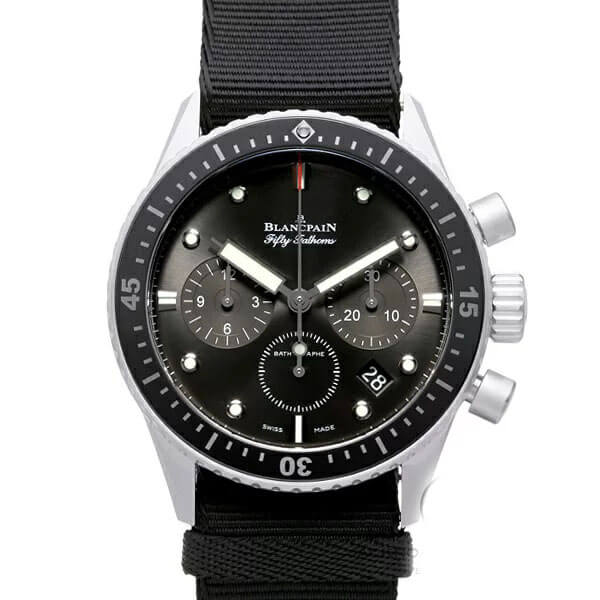 ブランパン BLANCPAIN フィフティー ファゾムズ バチスカーフ フライバック クロノグラフ 5200-1110-NABA