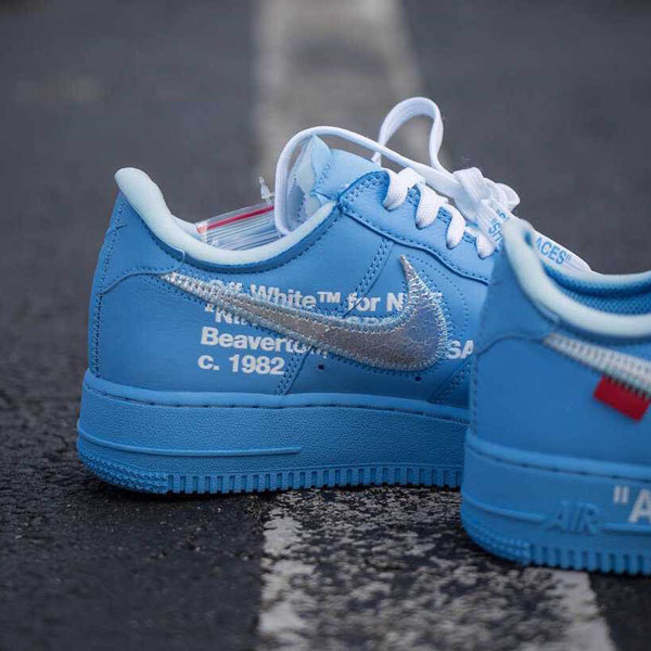 注目度NO.1【ナイキ×OFF-WHITE×MCA】スーパーコピーコラボ Air Force 1 Low "MCA Blue"