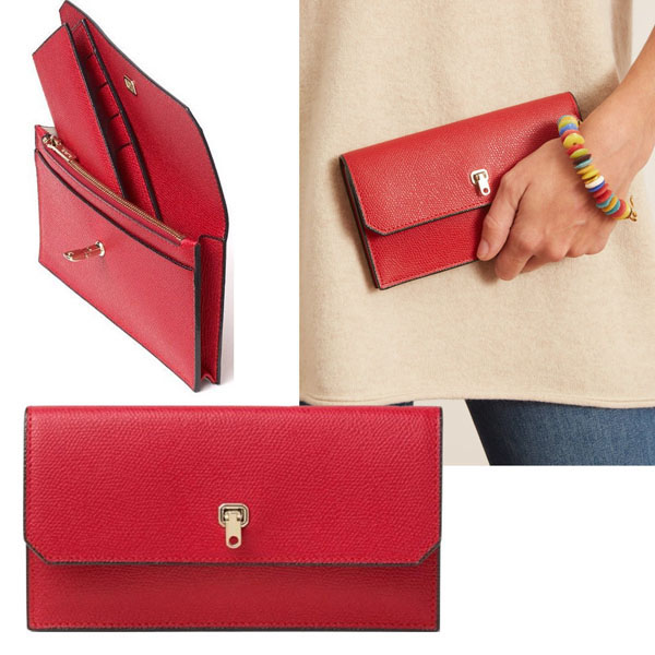 Valextraヴァレクストラ BRERA PURSE WITH REMOVABLE CARD CASE V9L26-028-000R-OC