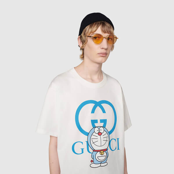 ☆21SS☆【グッチ】xDORAEMON★コラボ★オーバーサイズ Tシャツ 616036 XJDEZ 9791