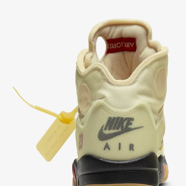 ナイキ× Off-White 偽物 / Air Jordan5 Sail エアジョーダン5 セイル