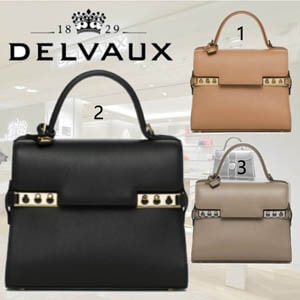 【3色展開】DELVAUX★テンペテ偽物 スモールin Supple Calf★2way