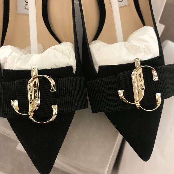 Jimmy★Choo(VIP セールで完売確実)上品JC付きARI50/Black