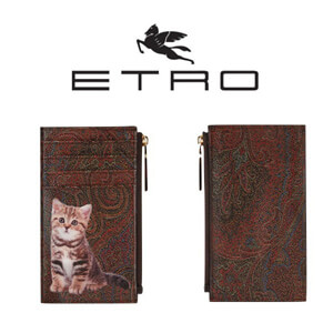 ETRO アニマル柄ペイズリーウォレット コピー202P1I45122328000