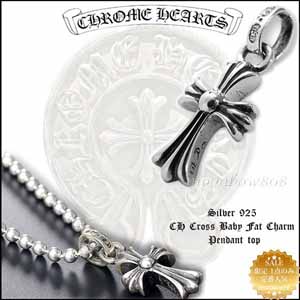 【定番人気】クロムハーツ ネックレス CH CROSS BABY FAT CHARM