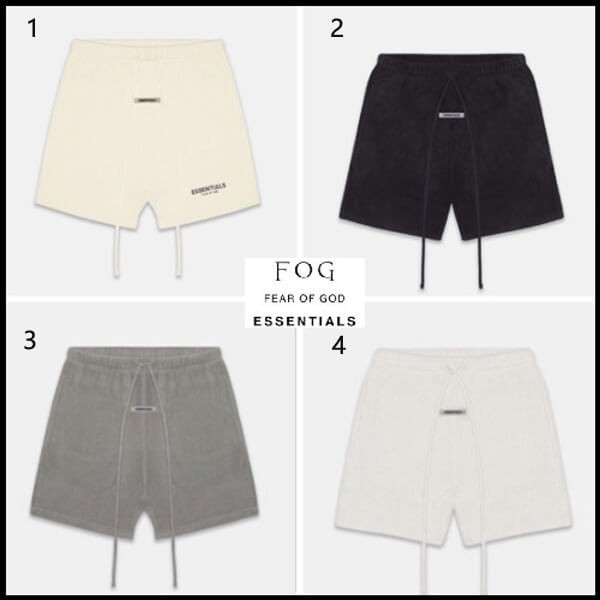 関税込【FOG ESSENTIALS】完売必須！SS21 フリース ショーツ 4色