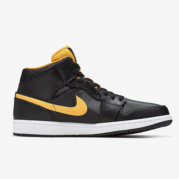 ナイキ Jordan 1 Mid Black University Gold w23061201