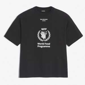 ●バレンシアガコピー バレンシアガ●2019SS●WORLD FOOD PROGRAMME Tシャツ