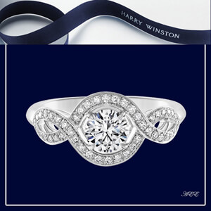 Harry Winston [リリークラスター・エンゲージメント・リング] コピー