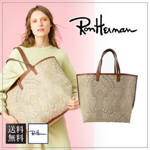 【送料無料】Ron Herman ロンハーマントートバッグコピーBunbun(Paisley Yellow)