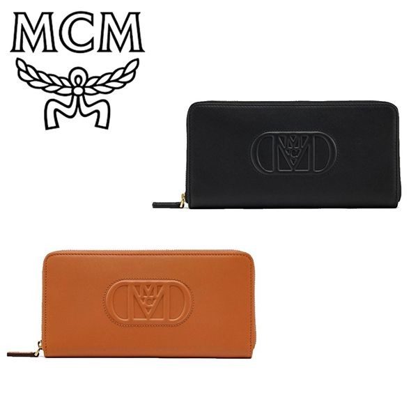 MCM 偽物 Mode Travia ジップアラウンド ウォレット 長財布 2色 MYLDSLD03CO001